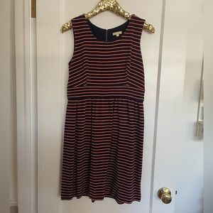 Shoshanna navy & orange dress size 10